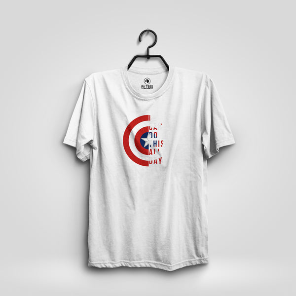 I Can Do This All Day Classic Fit T-shirt White