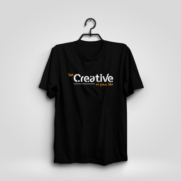 Be Creative Classic Fit T-shirt Black