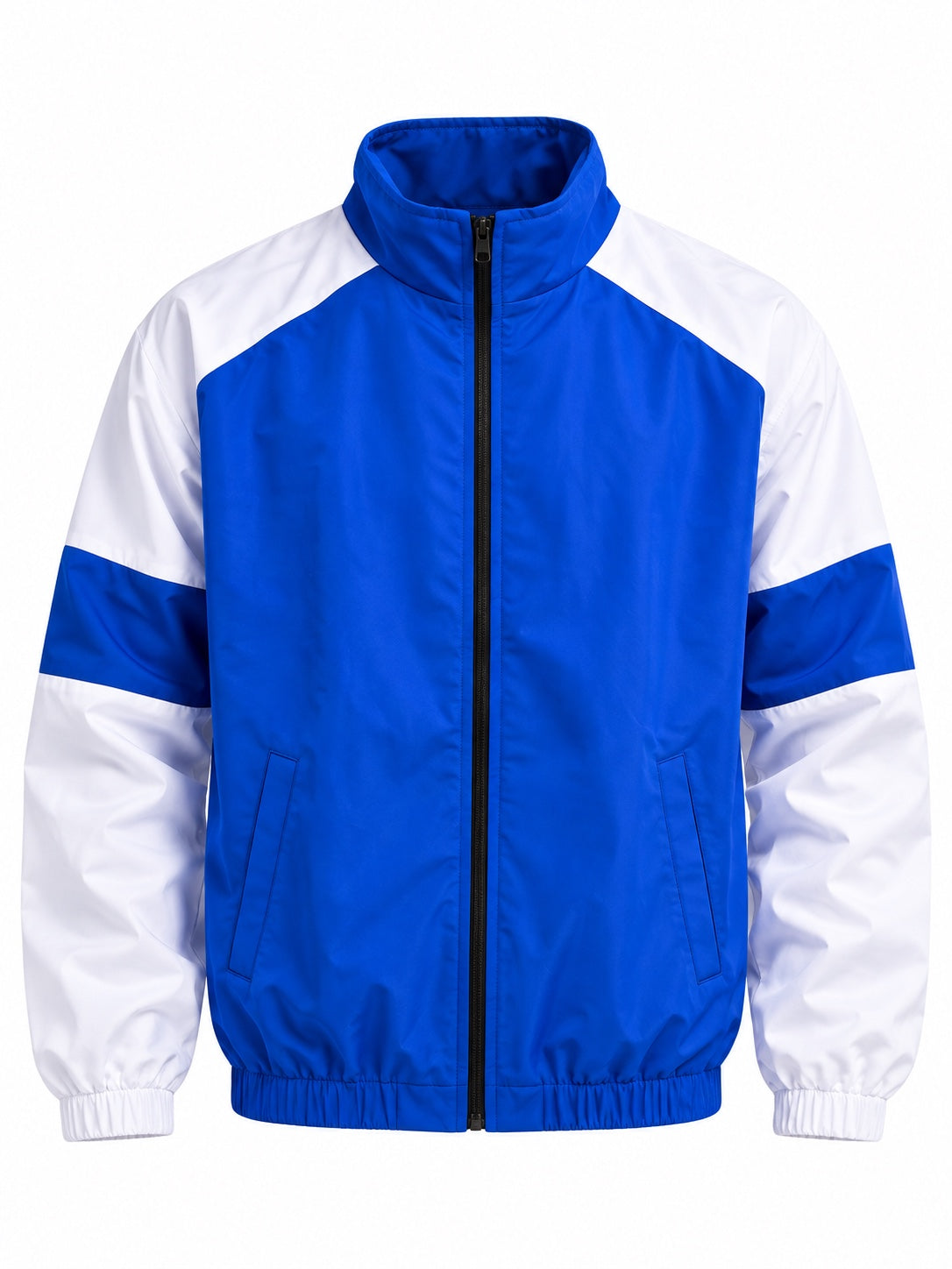 Blue & White Windbreaker - Front