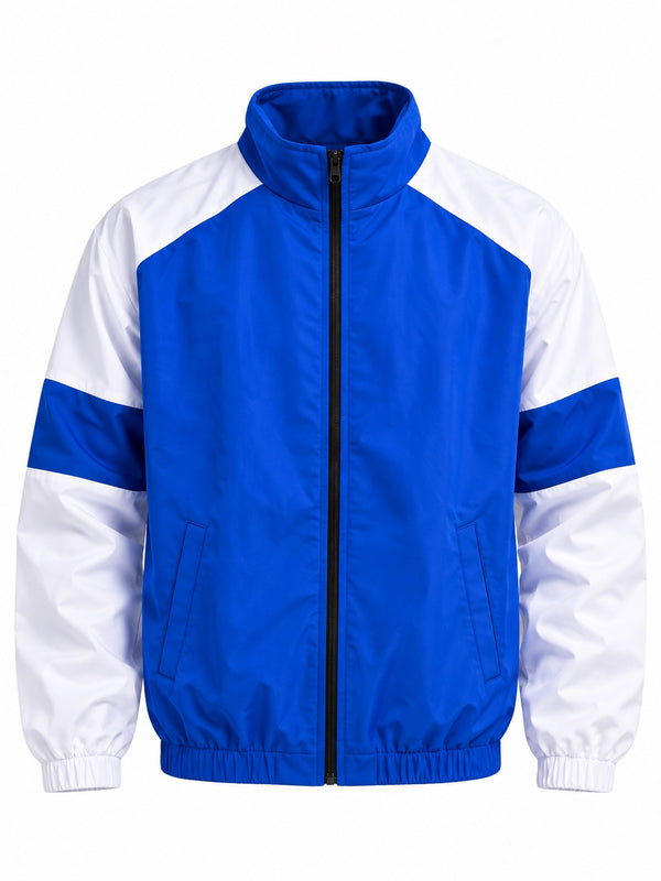 Blue & White Windbreaker - Front